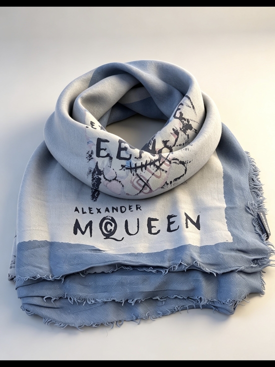 Alexander McQueen Accessories - Alexander McQueen oversized square scarf